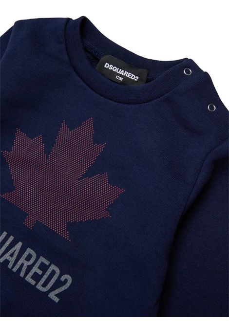 Felpa con logo DSQUARED2 JUNIOR | DQ3503 D0AJ6DQ864